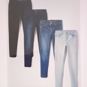 Place Women's Skinny Jeans - Black, Dark Blue, Medium Blue, Light Blue